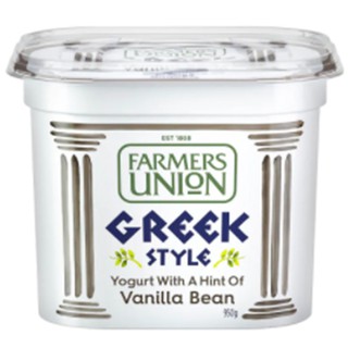 ภาพหน้าปกสินค้าFarmers Union Greek Style Yogurt With A Hint Of Vanilla Bean 950 g.ฟาร์เมอร์ยูเนี่ยนโยเกิร์ตสไตล์กรีกผสมวานิลลาบีน 950 ก ที่เกี่ยวข้อง