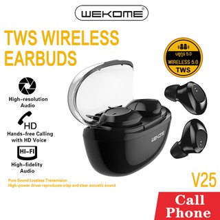 หูฟังบลูทูธ WEKOME รุ่น V25 Wireless สำหรับออกกำลังกาย เบสแน่น คุณภาพดี