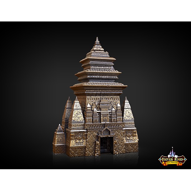 plastic-fates-end-dice-tower-for-board-game-tabletop-games-monk-tower-หอคอยถอยเต๋า