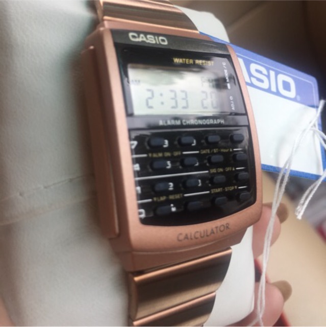 นาฬิกาข้อมือ-casio-data-bank-รุ่น-ca-506c-5a-นาฬิกาข้อมือที่ใส่ได้ทั้งชายและหญิง