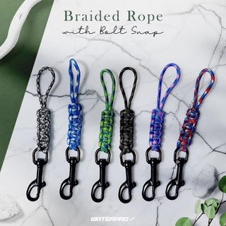 ภาพหน้าปกสินค้าอุปกรณ์ดำน้ำ - Braided Rope with Bolt Snap - STAINLESS STEEL HOOK - ตะขอเกี่ยวอุปกรณ์ ที่เกี่ยวข้อง