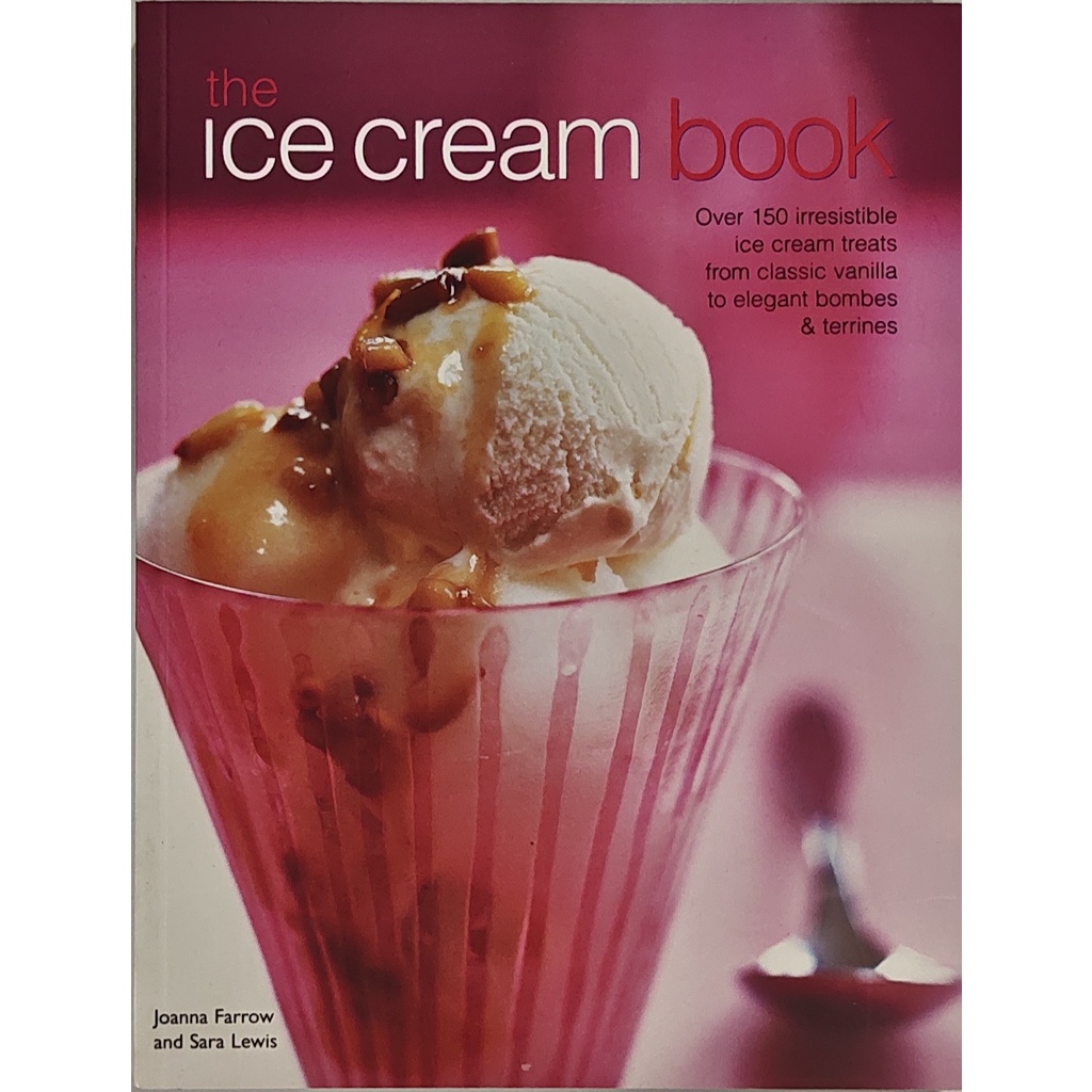 หนังสือ-อาหาร-เบเกอรี-ขนมหวาน-ไอศรีม-ภาษาอังกฤษ-the-ice-cream-book-256page