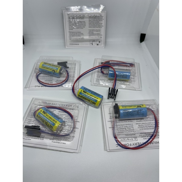 ถูกสุด-mr-bat-er17330v3-6v-1700mah-plc-battery-with-plug-for-fanuc-cnc