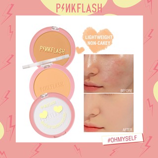 Pinkflash # Ohmyself แป้งผสมรองพื้นควบคุมความมัน