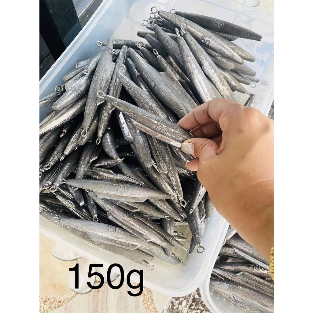 1-2-วัน-ส่งไว-ราคาส่ง-ตะกั่วตกปลาทะเลน้ำลึก100g-600g-ตะกั่วจมเรือดำน้ำ-ตะกั่วหูฉลาม-ไม่ติดหิน