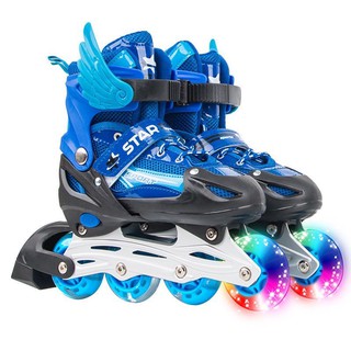 ภาพขนาดย่อของภาพหน้าปกสินค้าUNITBOMB รองเท้าสเก็ต Inline Skate รุ่น Unisex สีชมพู/แดง/น้ำเงิน จากร้าน kiwithailand_official บน Shopee