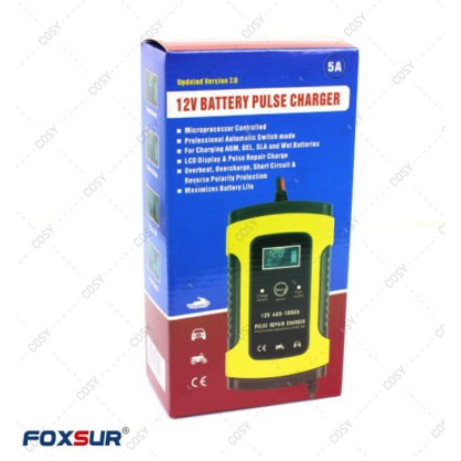 เครื่องชาร์จแบตเตอรี่-foxsur-เครื่องชาร์จอัจฉริยะและซ่อมแบตเตอรี่รถยนต์