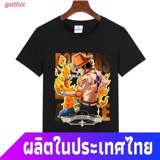 คอลูกเรือเสื้อยืดคอกลมgothic ร์ตูนพิมพ์ฤดูร้อน ย์เสื้อยืด Anime Hoodie!baju T Shirt Lelaki! T-shirt Lengan Pendek One Pi