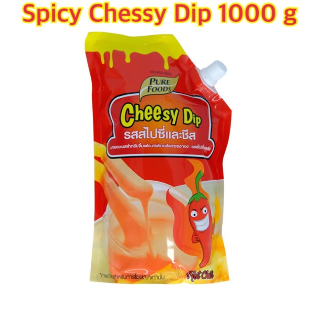 purefoods-spicy-chessy-dip-1000-g-เพียวฟู้ด-ชีสดิปรสเผ็ด-1-000-กรัม