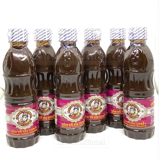 สินค้า ปลาร้านางฟ้า 6 ขวด สูตรฝาขาว เข้มข้น ขนาด 400 ml. ส่งฟรี