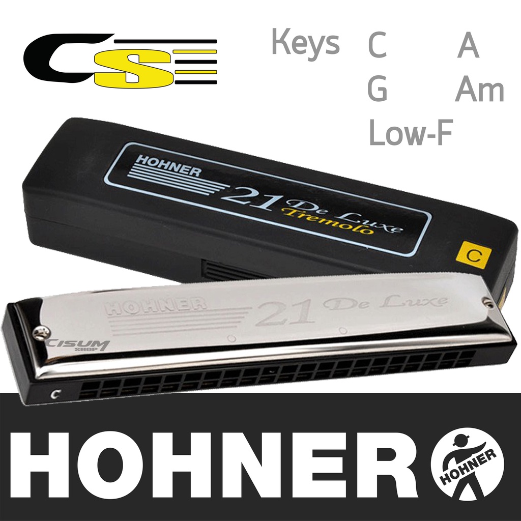 hohner-ฮาร์โมนิการ์-รุ่น-21-tremolo-de-luxe-2520-42-พร้อมกล่องเก็บรักษา