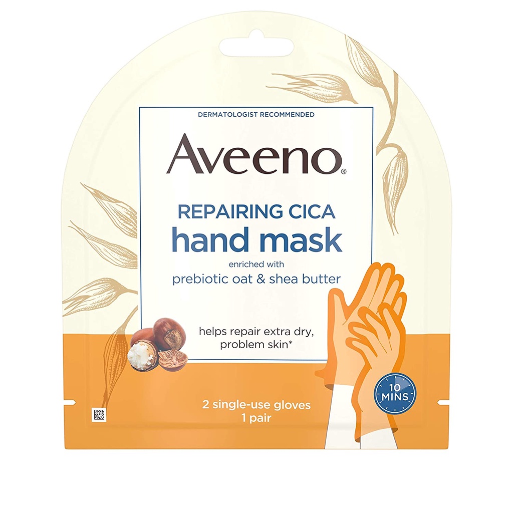 พร้อมส่ง-aveeno-repairing-cica-hand-mask-มาร์คมือชุ่มชื้น-ราคา-140-บาท