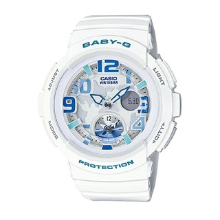 Casio Baby-G Analog Digital นาฬิกาข้อมือผู้หญิง สีขาว สายเรซิ่น รุ่น BGA-190-7B