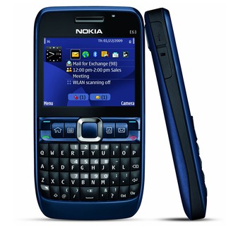 ภาพหน้าปกสินค้าโทรศัพท์มือถือโนเกียปุ่มกด NOKIA E63 (สีน้ำเงิน)  3G/4G รุ่นใหม่ 2020 ที่เกี่ยวข้อง