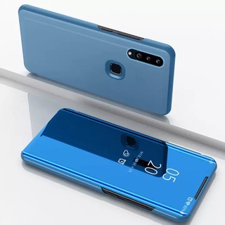 ส่งจากไทย เคสเปิดปิดเงา Case Huawei Y6P 2020 Smart Case เคสฝาเปิดปิดเงา กรณีสมาร์ทฝาครอบกระจกแบบตั้งเคสโทรศัพท์ฝาหลัง