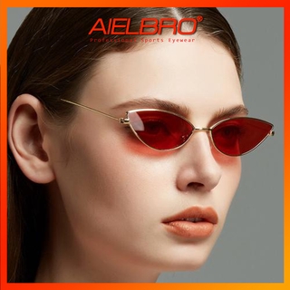 『READY STOCK』AIELBRO แว่นตากันแดดแฟชั่นใหม่ทรง Cat Eye Uv400