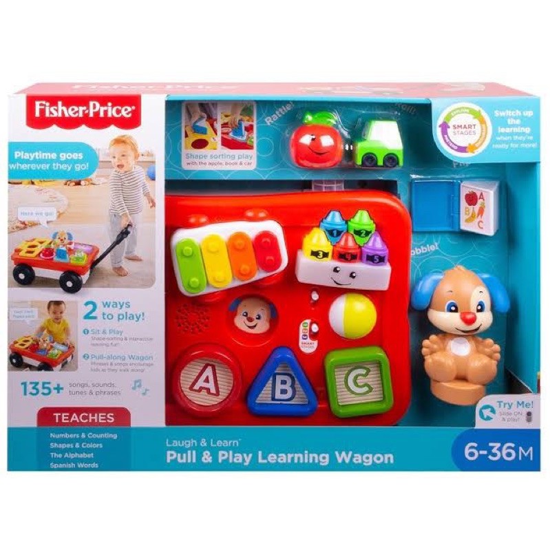 fisher-price-laugh-amp-learn-pull-amp-play-learning-wagon-ของแท้-usa