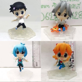 (แท้/PETIT/มือ1,2) BANDAI PETITE EVA FIGURE Ayanami Rei,Asuka,Shinji,Kaworu Nagisa Motto! @ school collection