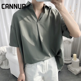 ภาพหน้าปกสินค้าCANNUP เสื้อผ้าผู้ชาย Ins ฤดูร้อนแฟชั่นอินเทรนด์สไตล์เกาหลีเสื้อแขนสั้นสำหรับผู้ชาย 2021 ใหม่ 210303023 ที่เกี่ยวข้อง