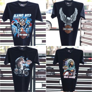 【2022tshirts】เสื้อยืดผ้าฝ้ายพิมพ์ลายขายดีราคาระเบิด🔥เสื้อยืดฮาเลย์ Harley-Davidson Reproduction (SML) ป้าย USA 🇺🇸รหัส