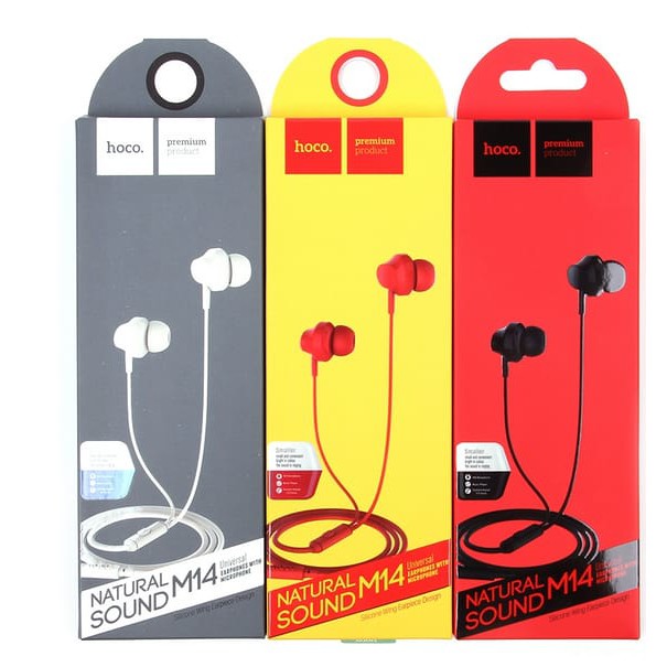 Hoco M14 หูฟังสมอลล์ทอล์คแบบ In Ear เสียงดี | Shopee Thailand
