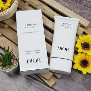 DIOR La Mousse Purifying OFF/ON Foaming Cleanser 150ml ผลิต 03/2023 โฟมล้างหน้า