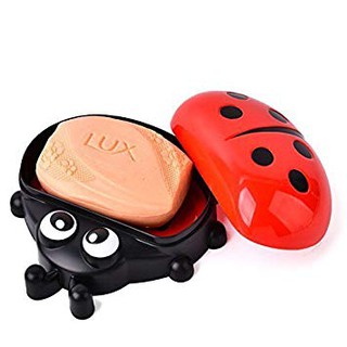 ADYBUG SOAP BOX กล่องใส่สบู่ กล่องเก็บสบู่ กล่องใสสบู่ ที่ใส่สบู่ ที่เก็บสบู่ กล่องสบู่ เดินทาง T0672