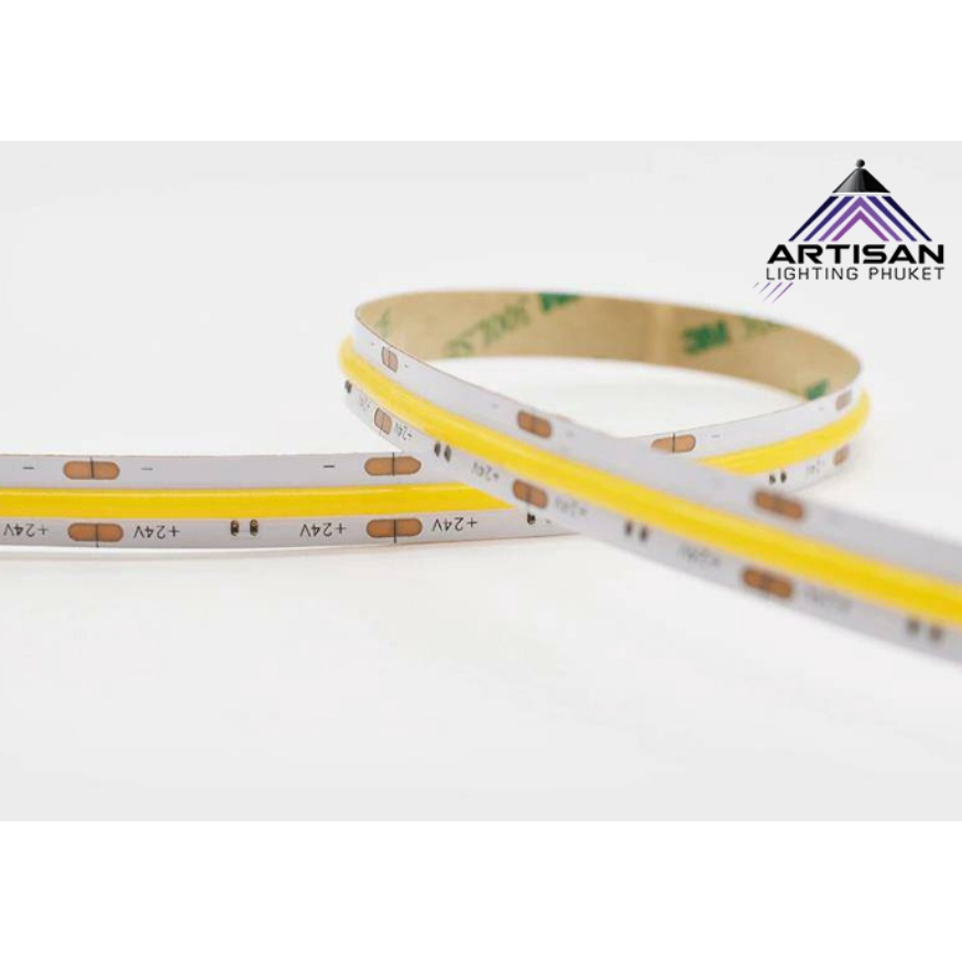 ไฟเส้น-led-strip-light-cob-led-12w-ribbon-แอลอีดี-cob-ริบบิ้นตกแต่งในหลืบ-ราคาต่อ1เมตร