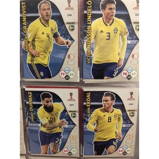 2018 Panini Adrenalyn XL World Cup Russia Soccer Cards Sweden