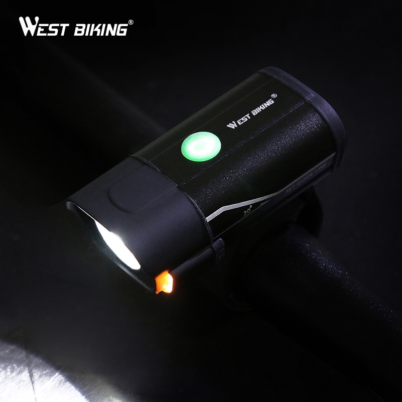 west-biking-ไฟฉาย-350-lumens-5-โหมด-กันน้ํา-ชาร์จ-usb-สําหรับติดด้านหน้ารถจักรยาน