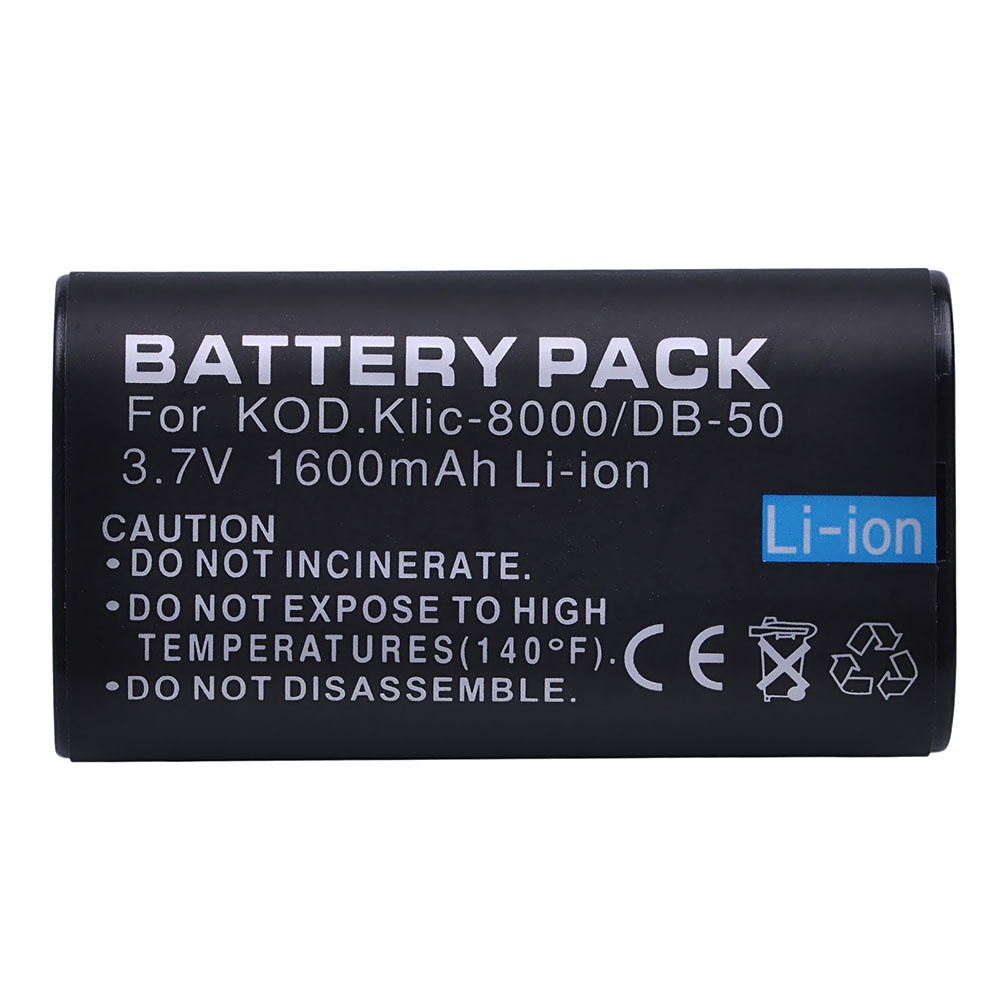 1600mah-klic-8000-klic8000-db50-battery-for-kodak-easyshare-z1012-is-z1015-is-z1085-is-z1485-is-z612-z712-z812-is