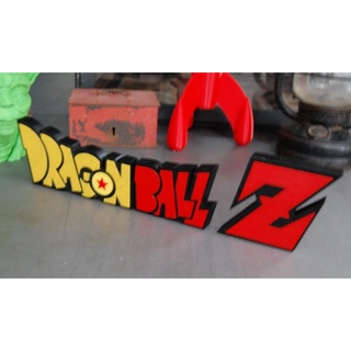โลโก้ Dragonball Z (โลโก้ Dragon Ball Z) - ขนาด 190. มม. x 64.5 มม. x 20 มม.)