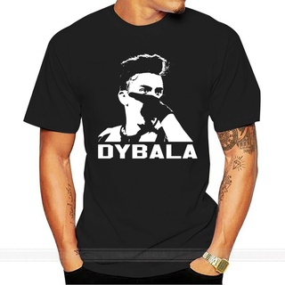 แฟชั่น เสื้อยืดลําลอง ผ้าฝ้าย 100% แขนสั้น พิมพ์ลาย Paulo Dybala Mask Shubuzhi เหมาะกับของขวัญ