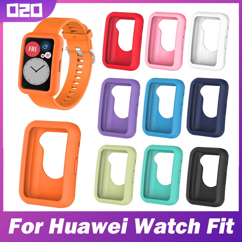 ภาพหน้าปกสินค้าเคสซิลิโคนอ่อนนุ่มป้องกันรอยสําหรับ Huawei watch Fit Smart watch