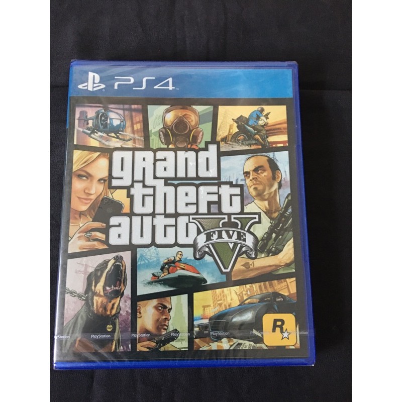play station 4 Grand theft auto V แผ่นแท้ ของใหม่ | Shopee Thailand