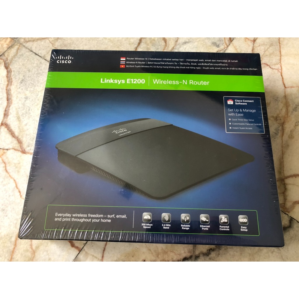 Linksys E1200 Wireless - N Router เราน์เตอร์ไร้สาย | Shopee Thailand
