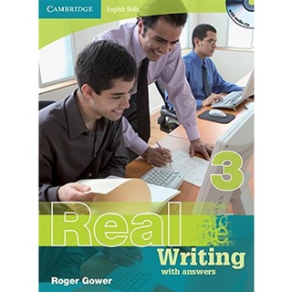 DKTODAY หนังสือ REAL WRITING 3 WITH ANSWER&amp;CD