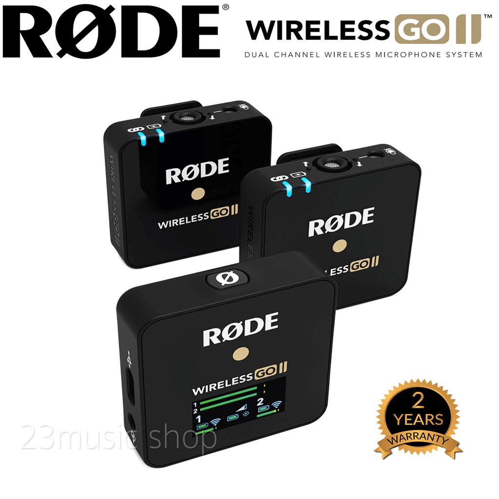 rode-wireless-go-ii-ไมโครโฟนติดกล้อง-ไมค์ติดกล้อง