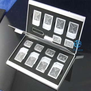 ภาพหน้าปกสินค้าMissece 15In1 อลูมิเนียม ซิมไมโคร นาโน ซิมการ์ด พิน ที่เก็บ กล่อง เคสป้องกัน
 ที่เกี่ยวข้อง