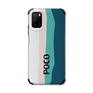 ภาพขนาดย่อของภาพหน้าปกสินค้าOriginal Official Rainbow Color Case Xiaomi POCO M3 M4 X3 Pro NFC 4G 5G Casing Brand Gradient Silicone Cover จากร้าน iopco.th บน Shopee ภาพที่ 6