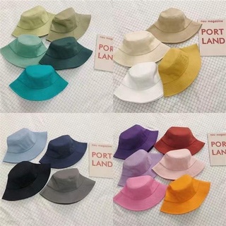 ภาพขนาดย่อของภาพหน้าปกสินค้าBucket หมวกบักเก็ต หมวกบักเก็ตสีพื้น หมวกบักเก็ตหมวกเปล่าหลายสี จากร้าน alldaystore888 บน Shopee ภาพที่ 2