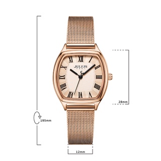 นาฬิกาข้อมือผู้หญิง สมาร์ทวอช [โค้ดลด NBAMAR22]  นาฬิกา Julius เกาหลีแท้ 100% รุ่น JA-1242  ประกันศูนย์ไทย