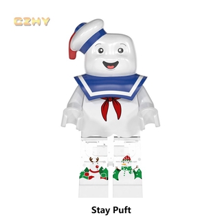 บล็อกตัวต่อฟิกเกอร์ Stay Puft Minifigurine ของขวัญคริสต์มาส ขนาดเล็ก ของเล่นสําหรับเด็ก