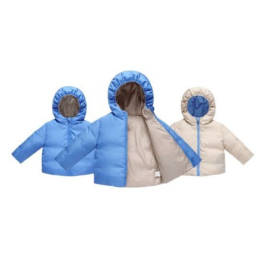 เสื้อกันหนาวเด็กขนเป็ด-สีฟ้า-ไซส์-90-130