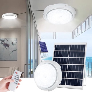 ไฟเพดานพลังงานแสงอาทิตย์รับประกัน 2 ปี LED ไฟพลังงานแสงอาทิตย์ในร่มกลางแจ้ง Intelligent Remote