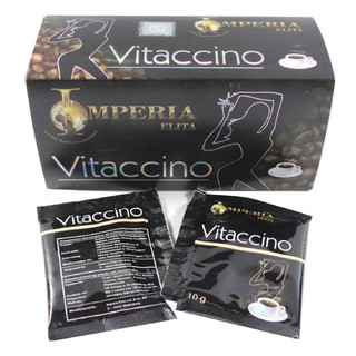 ภาพหน้าปกสินค้ากาแฟดำลดน้ำหนัก Vitaccino Coffee กาแฟดำ ไวแทคชิโน่ อีริต้า กาแฟไวแทคชิโน่ กล่องยาว ที่เกี่ยวข้อง