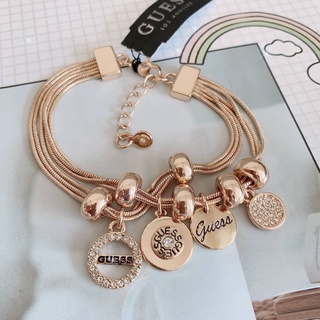 สร้อยข้อมือ Rose Gold-Tone ,Gold-Tone Charm Bracelet