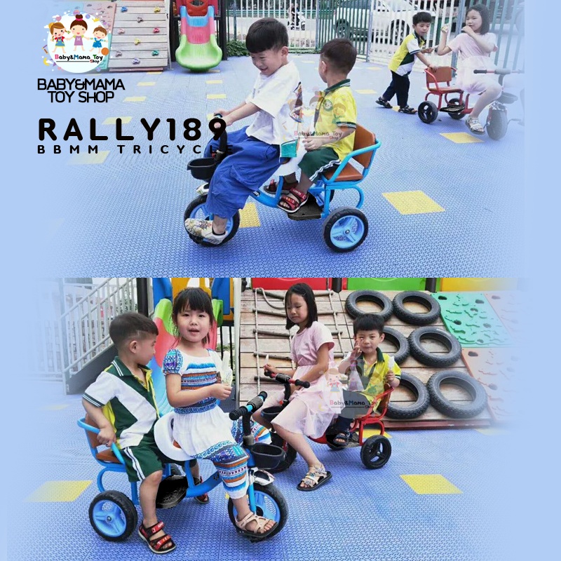 สามล้อเด็ก-จักรยานสามล้อ-จักรยานเด็กแฝด-จักรยานมีที่ซ้อน-จักรยานนั่งได้2คน-รถสามล้อเด็ก-189