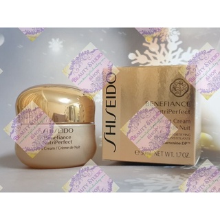 แท้ฉลากไทยลอตปี2022 Shiseido Benefiance Nutriperfect Night Cream 50ml