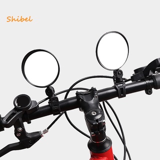HOT_ กระจกมองหลังจักรยานพับได้ 360 องศาอะคริลิคนูนมีความแข็งแรงสูงสำหรับจักรยาน